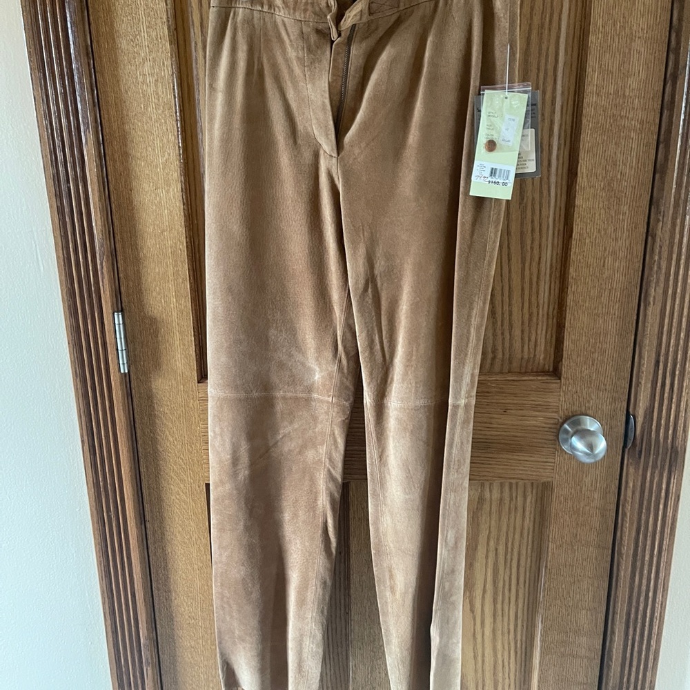 Tan New Suede Pants size 10
